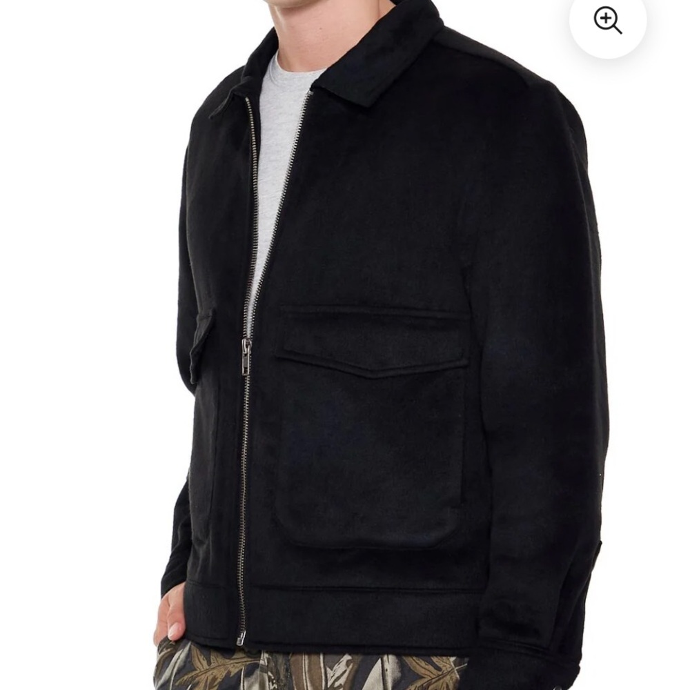 Forever 21 21
ZIP-UP TRUCKER JACKET size xxl black BNWT - Picture 3 of 10